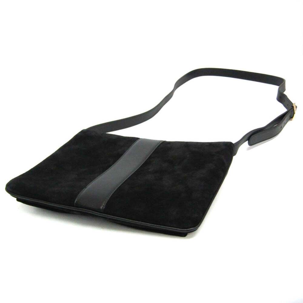 GUCCI Authentic Black Leather Shoulder Bag - Picture 2 of 14